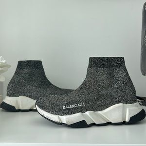 Women's Speed Glitter Sock Sneakers. ORIGINAL/USED woman US 7